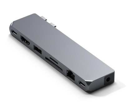 Akcesoria Satechi Pro Hub Max (2xUSB-C, USB-A, HDMI, Ethernet) (space gray)